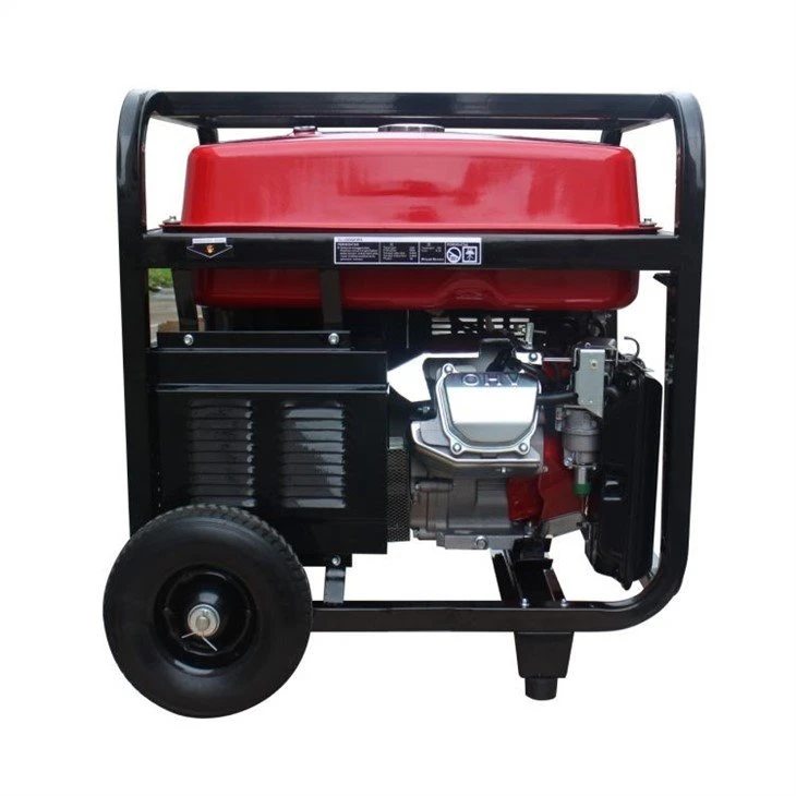 Electric start gasoline generator